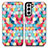 Handytasche Stand Schutzhülle Flip Leder Hülle Modisch Muster S02D für Samsung Galaxy S21 5G