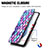 Handytasche Stand Schutzhülle Flip Leder Hülle Modisch Muster S02D für Samsung Galaxy S22 5G