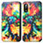 Handytasche Stand Schutzhülle Flip Leder Hülle Modisch Muster S02D für Sony Xperia Ace II Plusfarbig