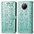 Handytasche Stand Schutzhülle Flip Leder Hülle Modisch Muster S03D für Xiaomi Mi 10T Lite 5G Grün