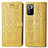 Handytasche Stand Schutzhülle Flip Leder Hülle Modisch Muster S03D für Xiaomi Redmi Note 10 Pro 5G Gelb