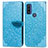 Handytasche Stand Schutzhülle Flip Leder Hülle Modisch Muster S04D für Motorola Moto G Pure