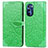 Handytasche Stand Schutzhülle Flip Leder Hülle Modisch Muster S04D für Motorola Moto G Stylus (2022) 5G Grün