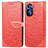 Handytasche Stand Schutzhülle Flip Leder Hülle Modisch Muster S04D für Motorola Moto G Stylus (2022) 5G Rot