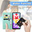 Handytasche Stand Schutzhülle Flip Leder Hülle Modisch Muster S04D für Samsung Galaxy M13 5G