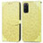 Handytasche Stand Schutzhülle Flip Leder Hülle Modisch Muster S04D für Samsung Galaxy S20 5G Gelb