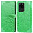 Handytasche Stand Schutzhülle Flip Leder Hülle Modisch Muster S04D für Samsung Galaxy S20 Ultra 5G Grün