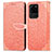 Handytasche Stand Schutzhülle Flip Leder Hülle Modisch Muster S04D für Samsung Galaxy S20 Ultra Orange