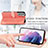 Handytasche Stand Schutzhülle Flip Leder Hülle Modisch Muster S04D für Samsung Galaxy S22 5G