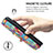 Handytasche Stand Schutzhülle Flip Leder Hülle Modisch Muster S06D für Samsung Galaxy S22 5G