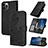 Handytasche Stand Schutzhülle Flip Leder Hülle Modisch Muster Y02X für Apple iPhone 13 Pro