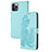 Handytasche Stand Schutzhülle Flip Leder Hülle Modisch Muster Y02X für Apple iPhone 13 Pro