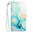 Handytasche Stand Schutzhülle Flip Leder Hülle Modisch Muster Y03B für Samsung Galaxy S21 5G