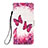 Handytasche Stand Schutzhülle Flip Leder Hülle Modisch Muster Y04B für Samsung Galaxy S21 5G Pink