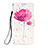 Handytasche Stand Schutzhülle Flip Leder Hülle Modisch Muster Y04B für Samsung Galaxy S21 5G Rosa