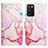 Handytasche Stand Schutzhülle Flip Leder Hülle Modisch Muster Y05B für Samsung Galaxy A02s Rosa