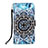 Handytasche Stand Schutzhülle Flip Leder Hülle Modisch Muster Y05B für Samsung Galaxy S22 5G