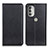 Handytasche Stand Schutzhülle Flip Leder Hülle N01P für Motorola Moto G51 5G