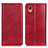 Handytasche Stand Schutzhülle Flip Leder Hülle N01P für Samsung Galaxy A22 5G SC-56B Rot