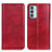 Handytasche Stand Schutzhülle Flip Leder Hülle N01P für Samsung Galaxy M13 4G Rot