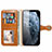 Handytasche Stand Schutzhülle Flip Leder Hülle N02 für Apple iPhone 12 Pro