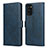 Handytasche Stand Schutzhülle Flip Leder Hülle N02 für Samsung Galaxy Note 20 5G Blau