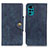 Handytasche Stand Schutzhülle Flip Leder Hülle N03P für Motorola Moto G22 Blau