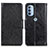 Handytasche Stand Schutzhülle Flip Leder Hülle N05P für Motorola Moto G41