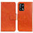 Handytasche Stand Schutzhülle Flip Leder Hülle N05P für Oppo A74 4G Orange