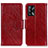 Handytasche Stand Schutzhülle Flip Leder Hülle N05P für Oppo A74 4G Rot