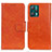 Handytasche Stand Schutzhülle Flip Leder Hülle N05P für Realme 9 5G Orange