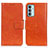 Handytasche Stand Schutzhülle Flip Leder Hülle N05P für Samsung Galaxy M13 4G Orange