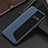 Handytasche Stand Schutzhülle Flip Leder Hülle N09 für Huawei P40 Blau