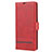 Handytasche Stand Schutzhülle Flip Leder Hülle N11 für Samsung Galaxy Note 20 5G Rot
