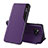 Handytasche Stand Schutzhülle Flip Leder Hülle Q01H für Xiaomi Poco X3 Violett
