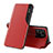 Handytasche Stand Schutzhülle Flip Leder Hülle Q02H für Xiaomi Redmi 10 India Rot