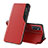Handytasche Stand Schutzhülle Flip Leder Hülle QH1 für Samsung Galaxy M52 5G Rot