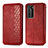 Handytasche Stand Schutzhülle Flip Leder Hülle S01D für Huawei P40 Pro Rot