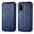 Handytasche Stand Schutzhülle Flip Leder Hülle S01D für Samsung Galaxy S20 5G Blau
