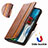 Handytasche Stand Schutzhülle Flip Leder Hülle S02D für Motorola Moto G52j 5G