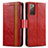 Handytasche Stand Schutzhülle Flip Leder Hülle S02D für Samsung Galaxy S20 FE (2022) 5G Rot