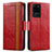 Handytasche Stand Schutzhülle Flip Leder Hülle S02D für Samsung Galaxy S20 Ultra Rot