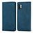 Handytasche Stand Schutzhülle Flip Leder Hülle S04D für Samsung Galaxy Note 10 Plus 5G Blau