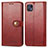 Handytasche Stand Schutzhülle Flip Leder Hülle S05D für Motorola Moto G50 5G Rot