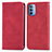 Handytasche Stand Schutzhülle Flip Leder Hülle S08D für Motorola Moto G31 Rot