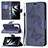 Handytasche Stand Schutzhülle Flip Leder Hülle Schmetterling B13F für Samsung Galaxy S23 Plus 5G