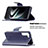 Handytasche Stand Schutzhülle Flip Leder Hülle Schmetterling B13F für Samsung Galaxy S23 Plus 5G