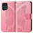 Handytasche Stand Schutzhülle Flip Leder Hülle Schmetterling für Oppo Find X5 5G Pink