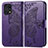 Handytasche Stand Schutzhülle Flip Leder Hülle Schmetterling für Oppo Find X5 5G Violett