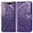 Handytasche Stand Schutzhülle Flip Leder Hülle Schmetterling für Samsung Galaxy A80 Violett